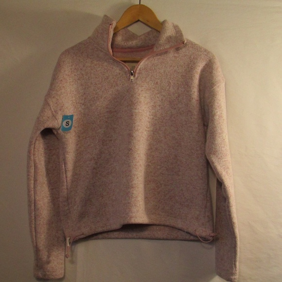 Thread & Supply Tops - Thread & Supply Cozy Knit Pink Fleece Pullover